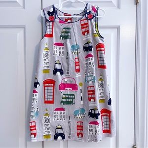 Mini Boden London Pinnie Dress, Size 5-6 Years